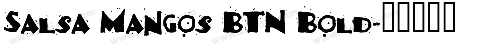 Salsa Mangos BTN Bold字体转换